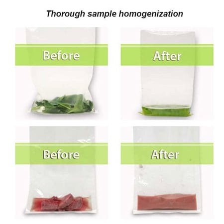 Benchmark BioMasher and Blender Bags